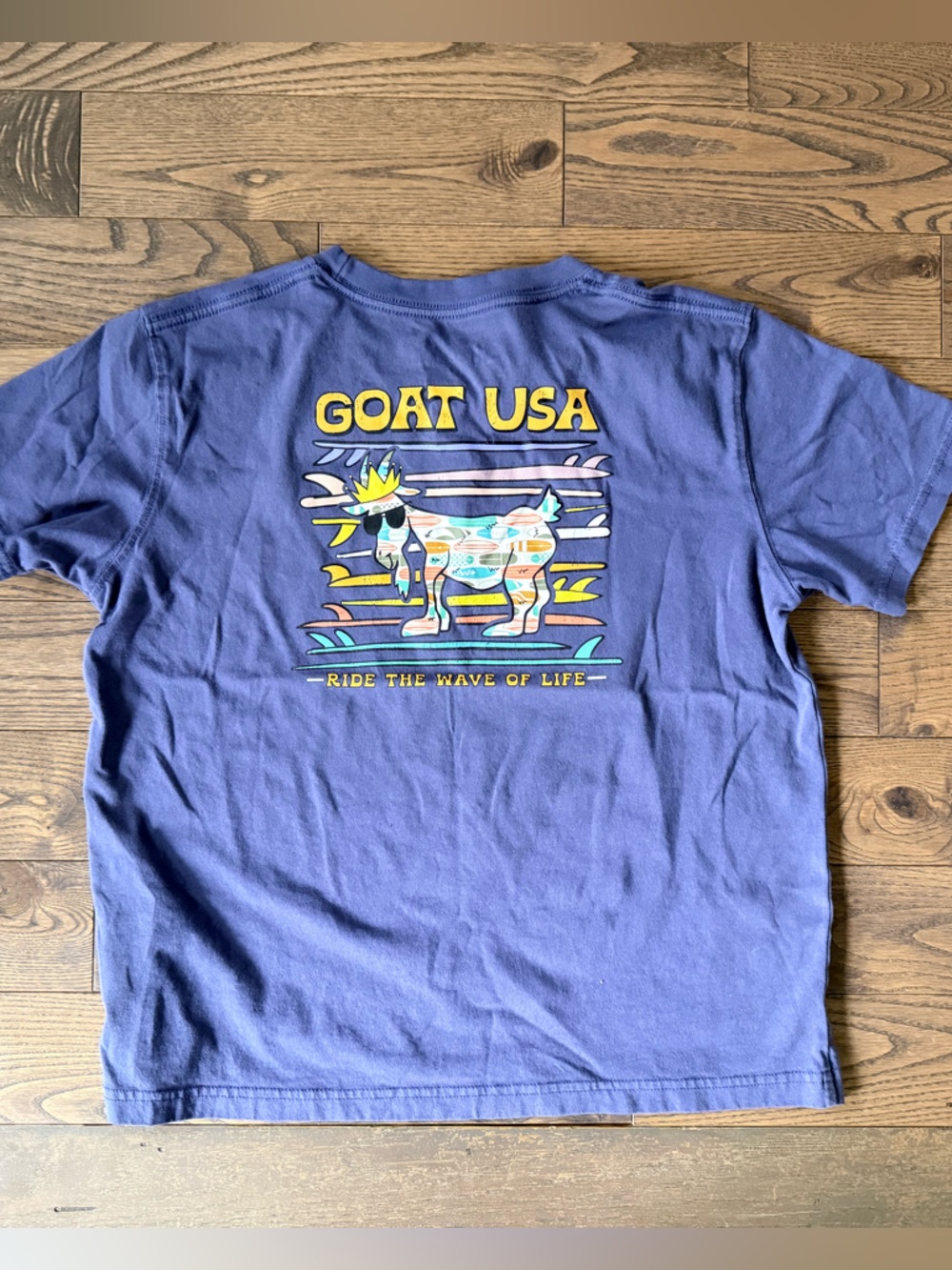 GOAT USA Kids Short Sleeve Tee - Purple Graphic